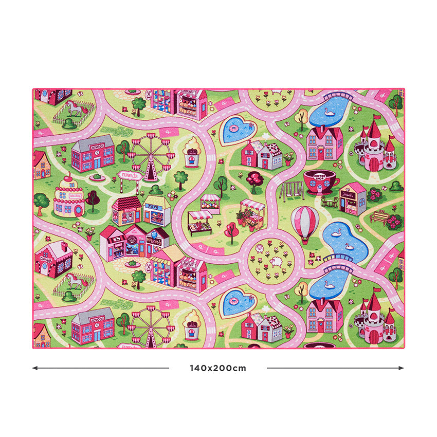 Legetæppe - Pink Tivoli - 140 x 200 cm