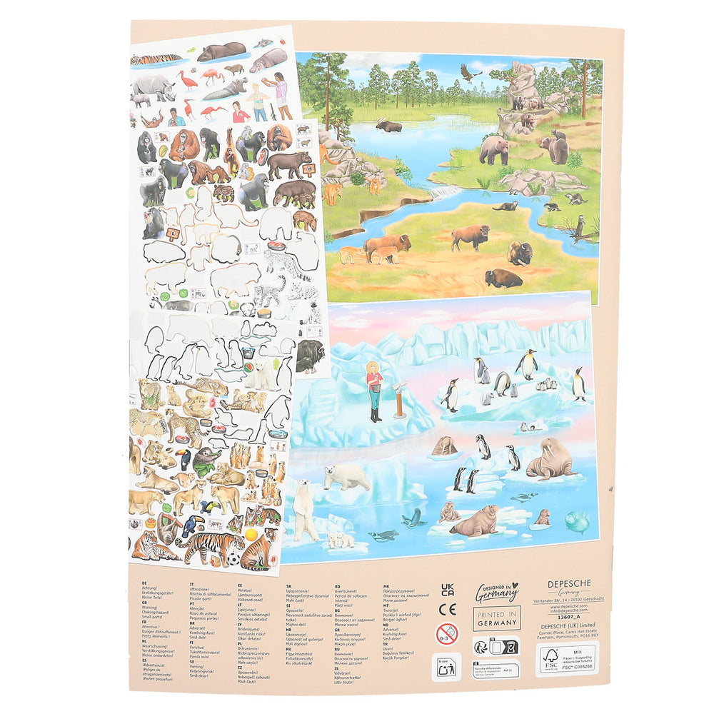 Create your Zoo Aktivitetsbog m/stickers