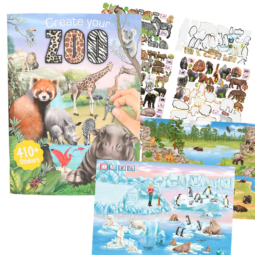 Create your Zoo Aktivitetsbog m/stickers