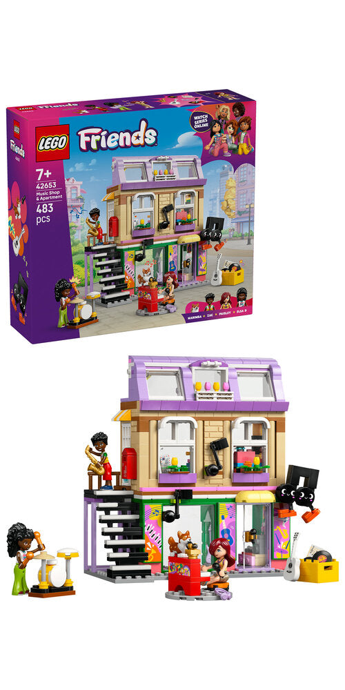 42653 LEGO Friends Musikbutik og lejlighed