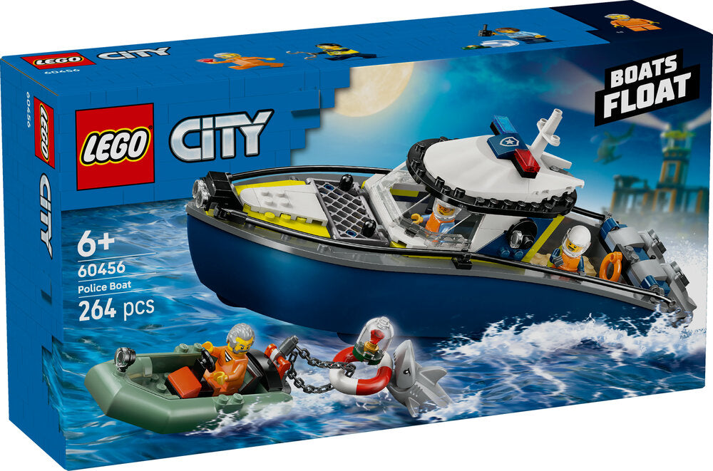 60456 LEGO City Politibåd på forbryderjagt