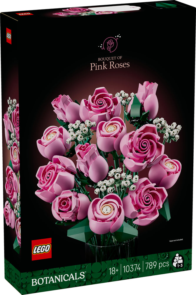 D2 10374 LEGO Botanicals Buket af pink roser