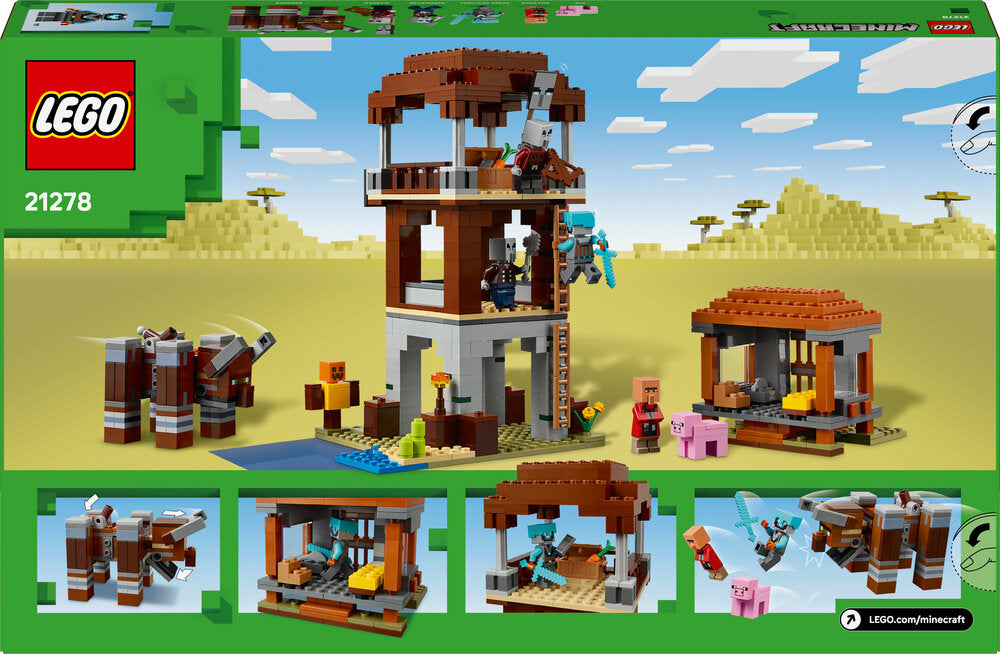 21278 LEGO Minecraft Røverforposten og ravager