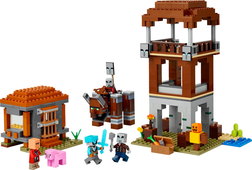 21278 LEGO Minecraft Røverforposten og ravager