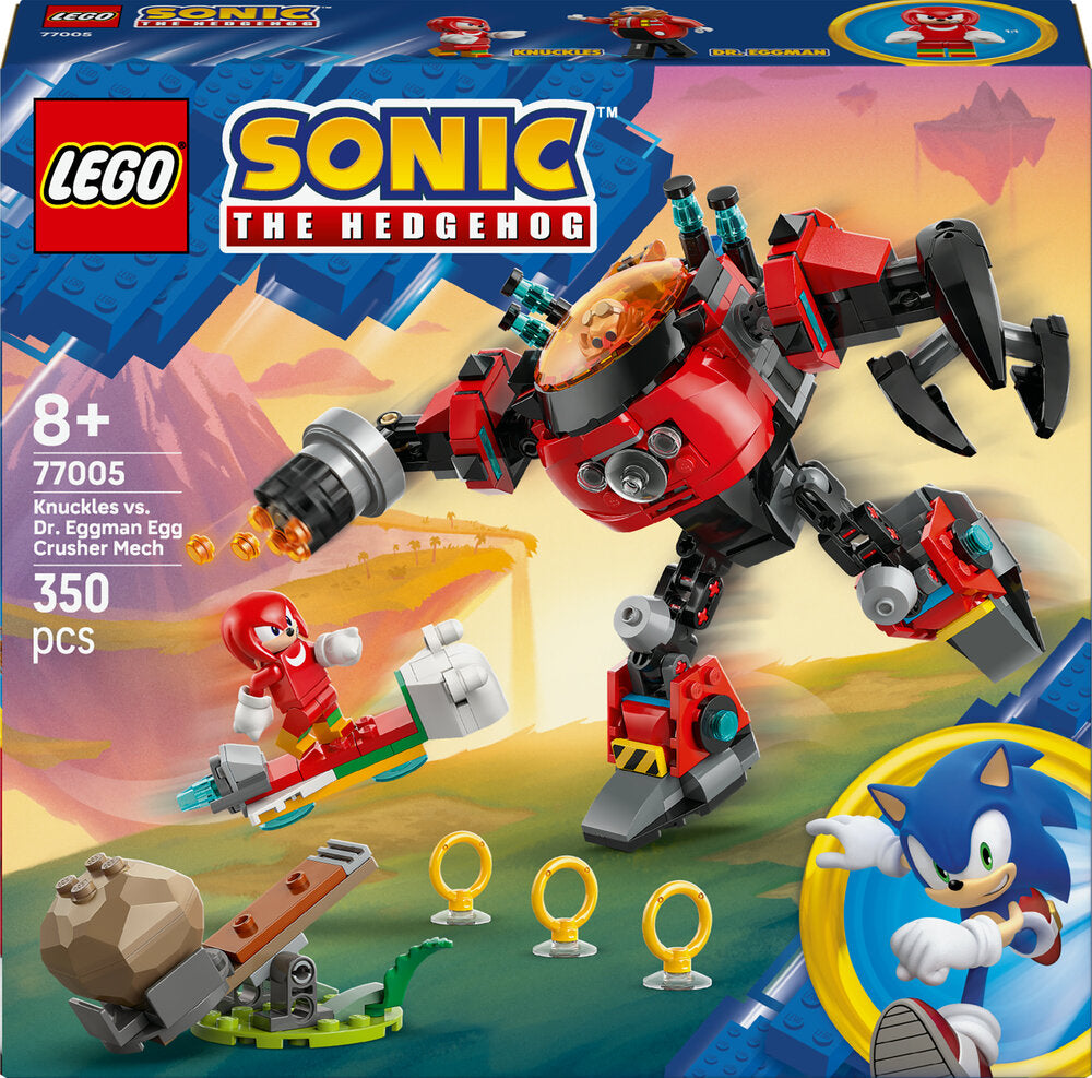 D2 77005 LEGO Sonic Knuckles mod dr. Eggmans Egg Crusher-mech
