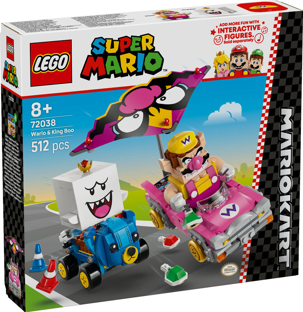 72038 LEGO Super Mario Mario Kart™ – Wario og King Boo