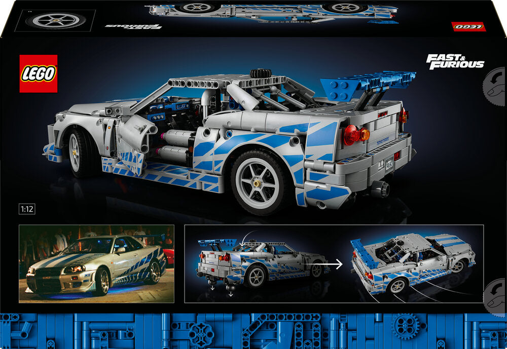 42210 LEGO Technic 2 Fast 2 Furious Nissan Skyline GT-R (R34)-bil