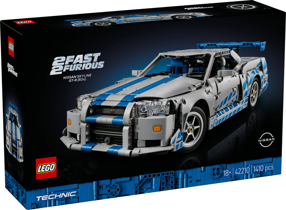 42210 LEGO Technic 2 Fast 2 Furious Nissan Skyline GT-R (R34)-bil