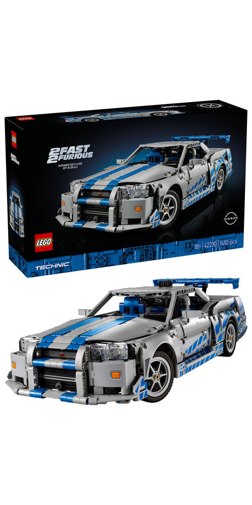 42210 LEGO Technic 2 Fast 2 Furious Nissan Skyline GT-R (R34)-bil