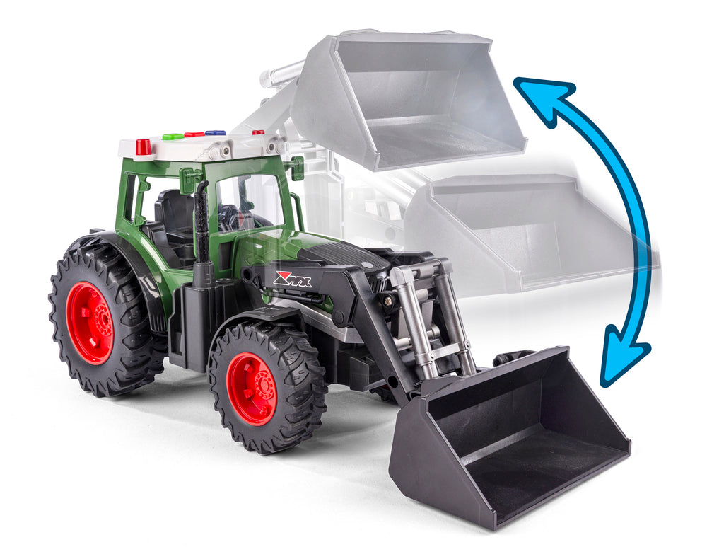TRAKTOR MED SKOVL FRIKTION, 27 CM