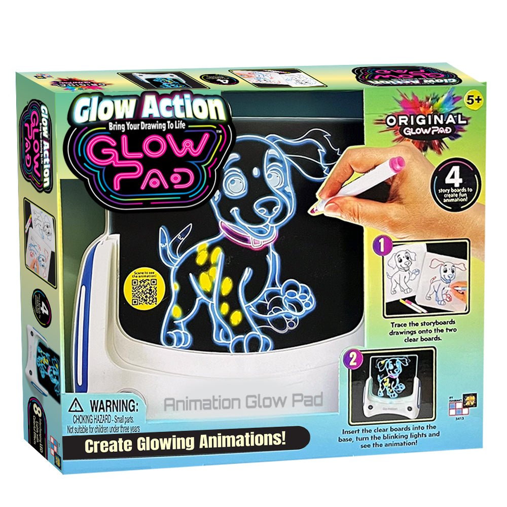 D3 Animation Glow Pad
