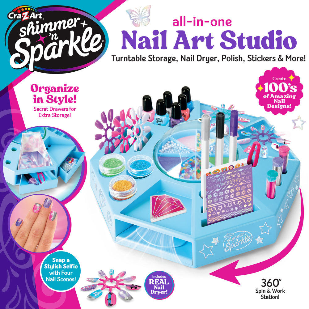 D2 Shimmer N Sparkle All In One Nail Art Studio