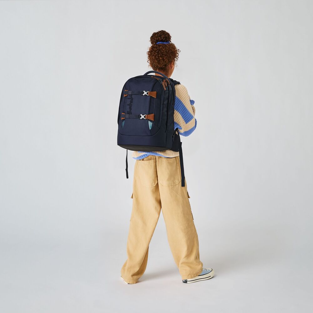 Skoletaske Satch Nordic Blue