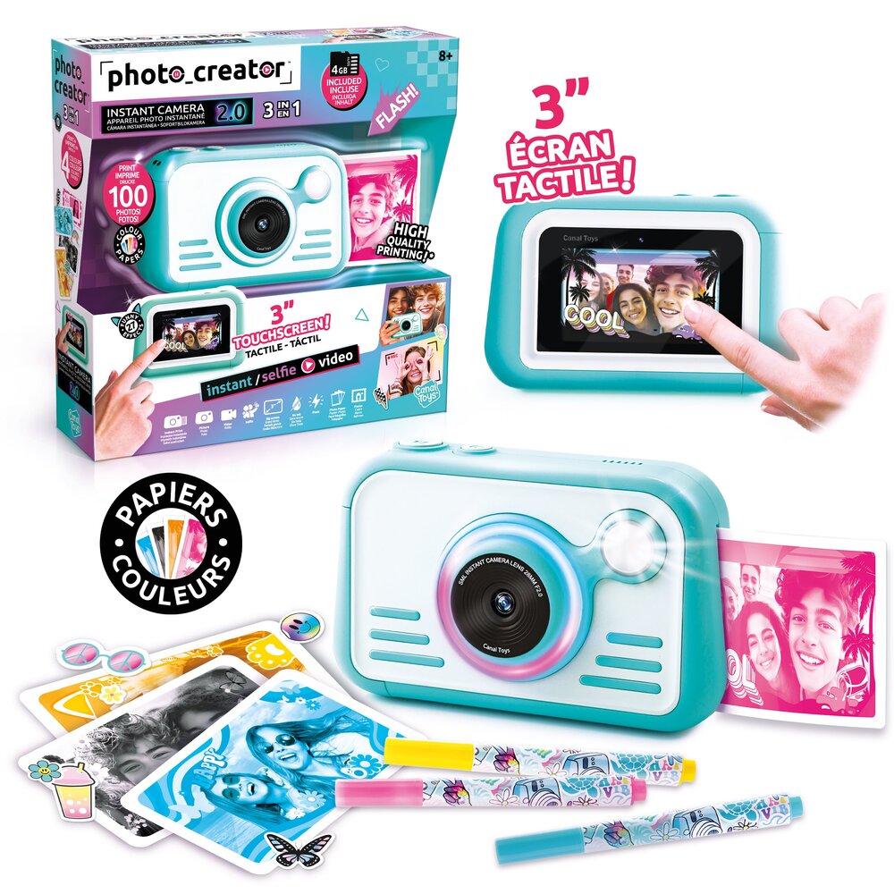 PHOTO CREATOR Kamera med Farvepapir