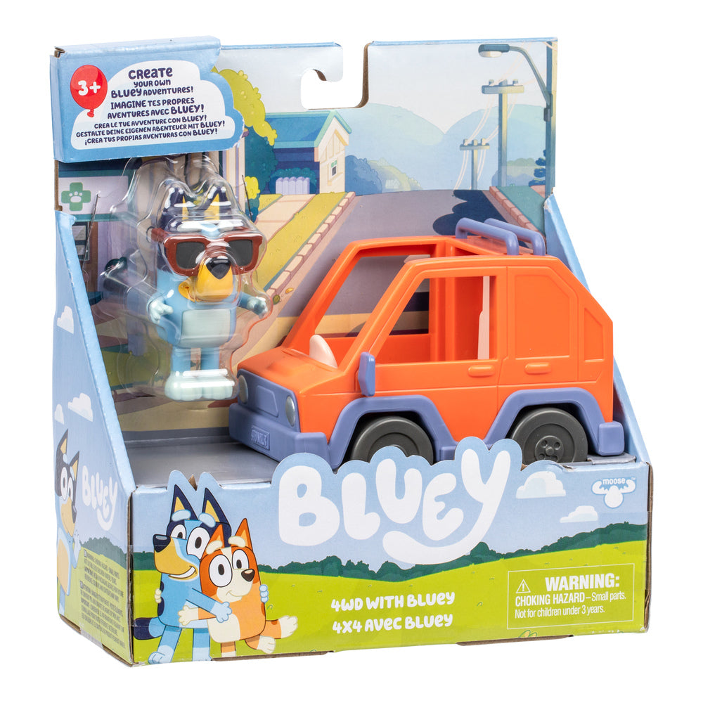 Bluey legesæt med bil og figur