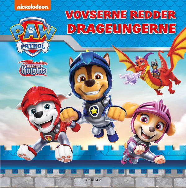 Vovserne redder drageungerne – Paw Patrol – bog til 5-årige