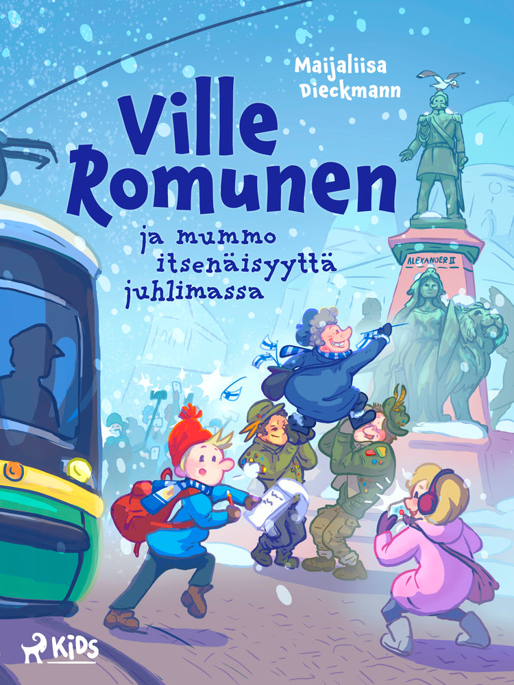 Ville Romunen ja mummo itsenäisyyttä juhlimassa