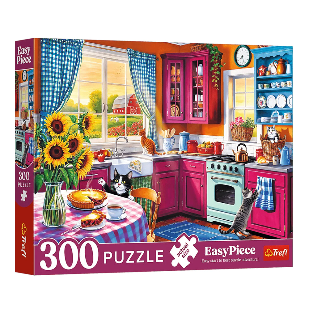 Puslespil Morning in the kitchen 300 brikker
