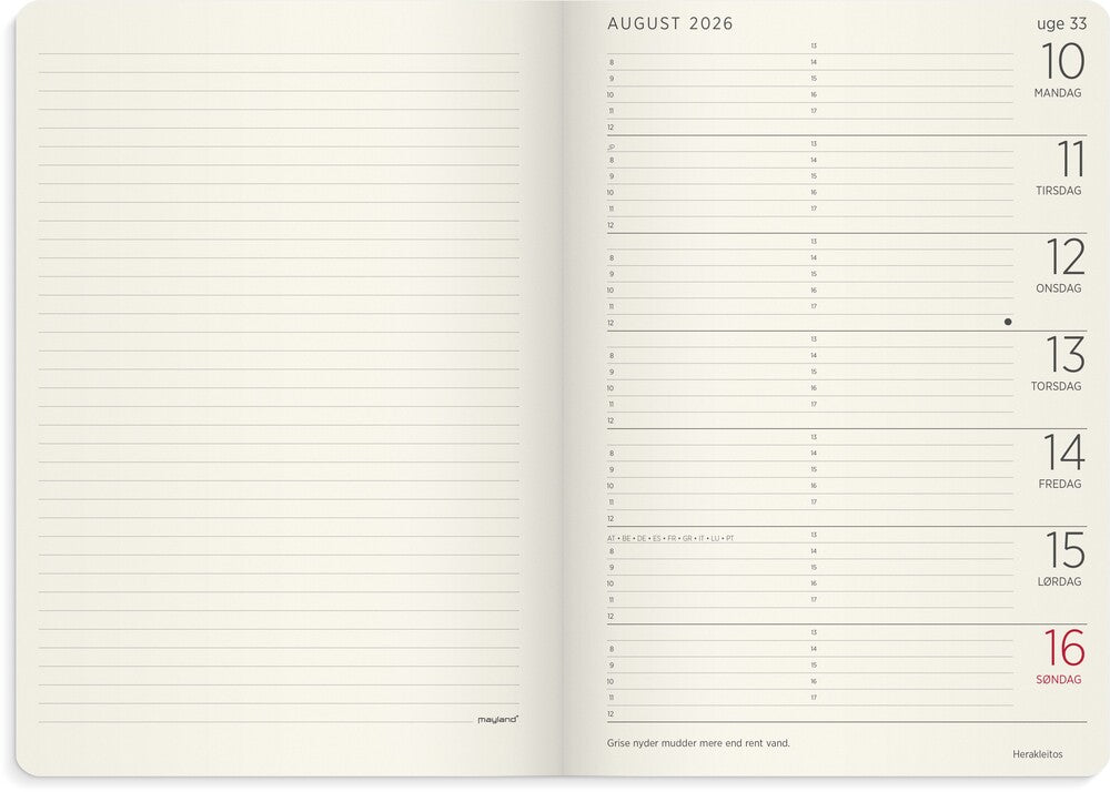 Mayland Studiekalender 26/27 A5 Forma Deluxe