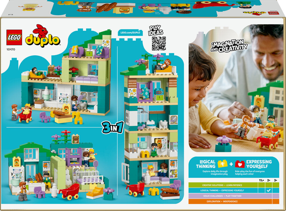 10470 LEGO DUPLO Town 3-i-1 Moderne familiehus med figurer