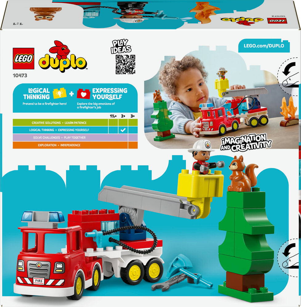 10473 LEGO DUPLO Town Brandbil med slange og brandmand