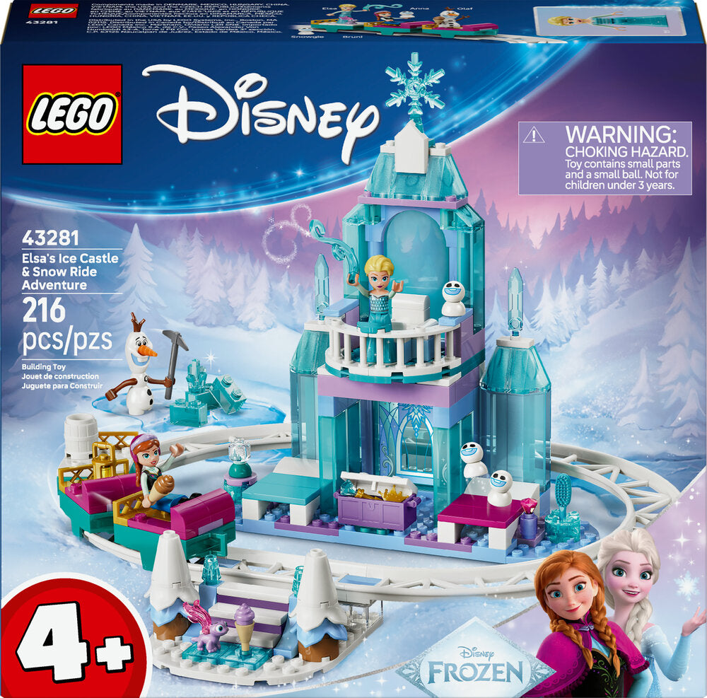 D2 43281 LEGO Disney Princess Elsas isslot og snebane-eventyr