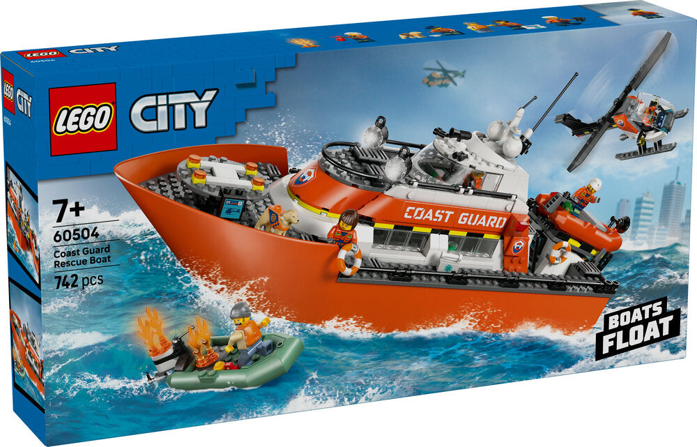 60504 LEGO City Kystvagtens redningsbåd og helikopter