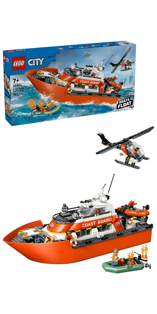60504 LEGO City Kystvagtens redningsbåd og helikopter