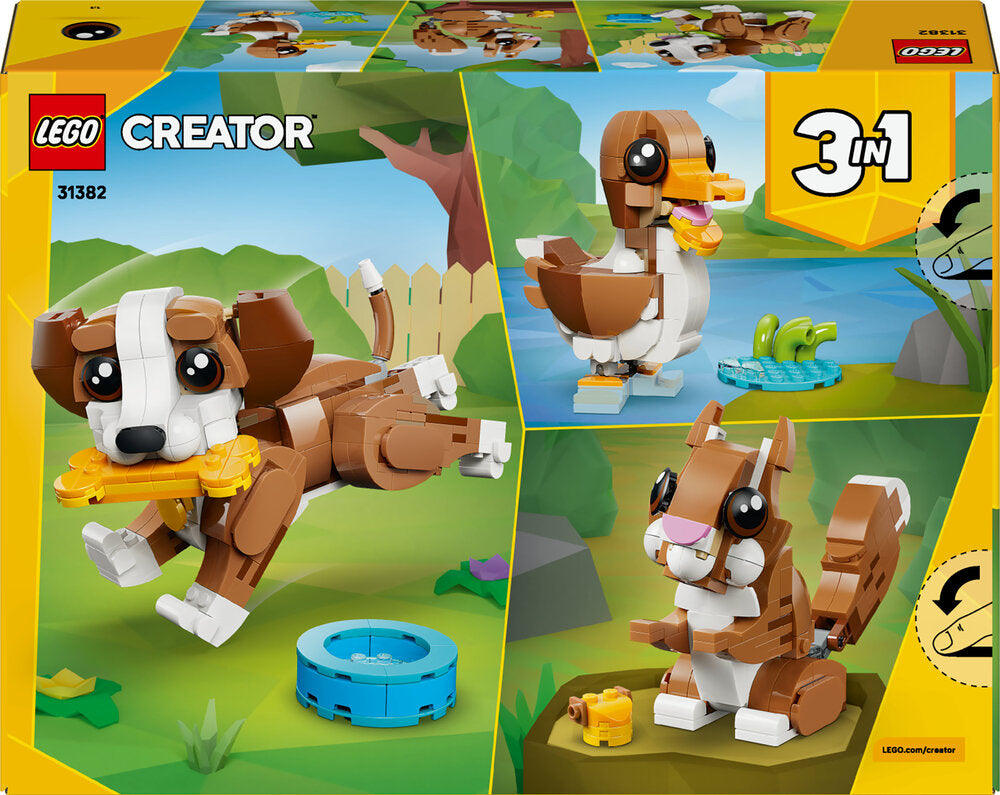 31382 LEGO Creator Søde dyr: Legesyg hundehvalp
