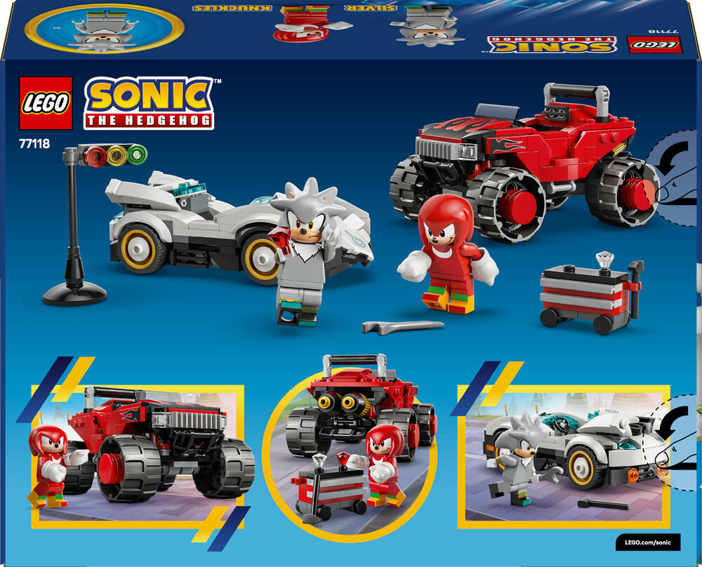 77118 LEGO Sonic Silvers bil mod Knuckles' monstertruck