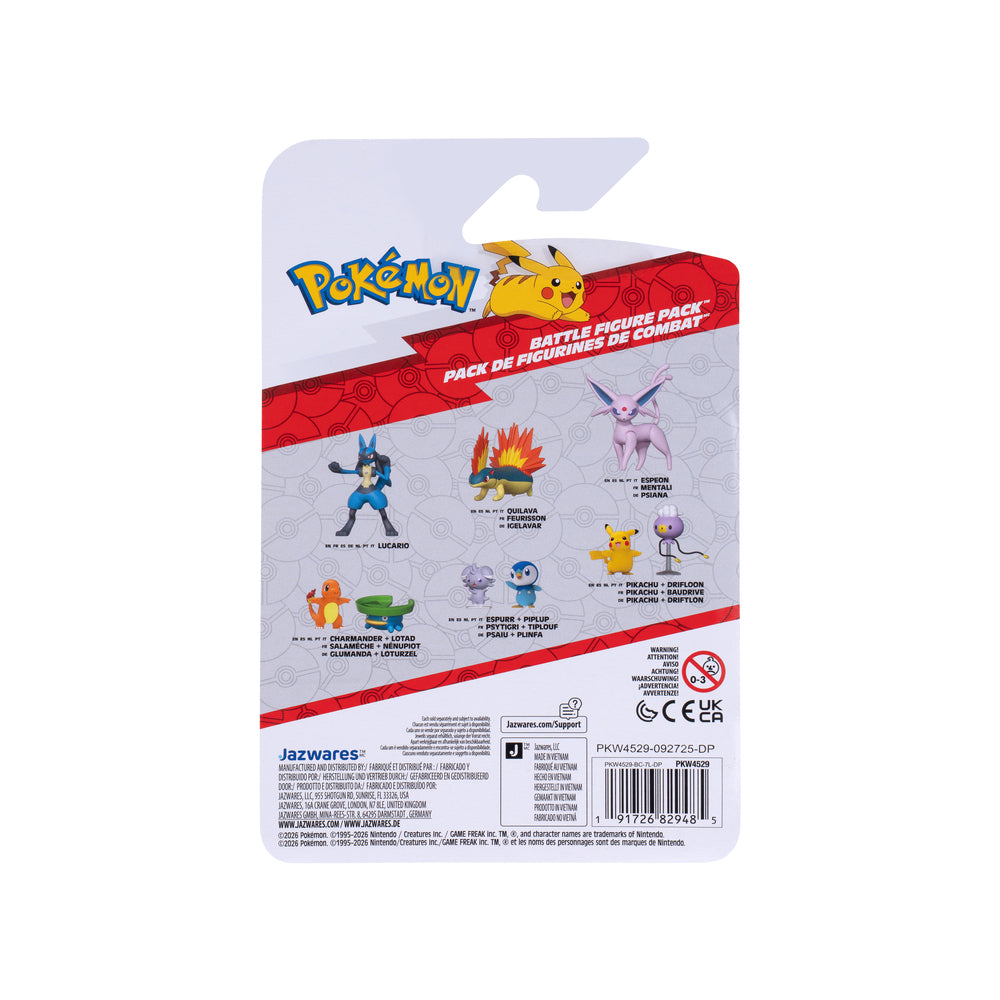 Pokemon Battle Figure Lotad/Charmander