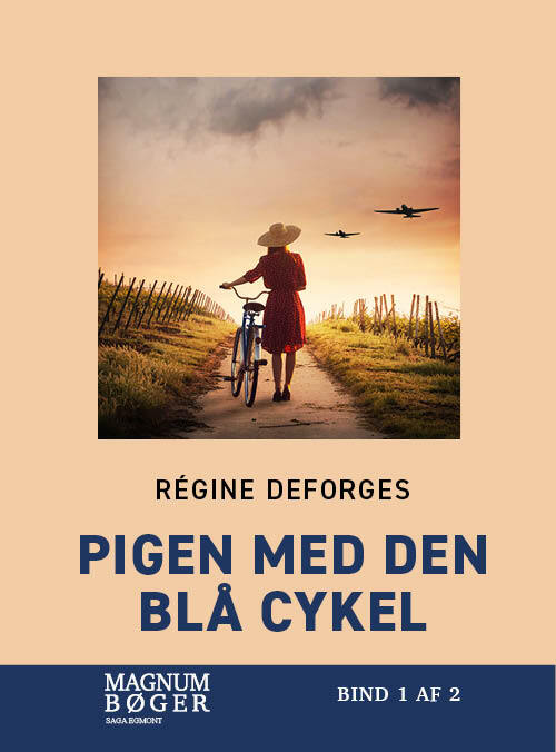 Pigen med den blå cykel (Storskrift)