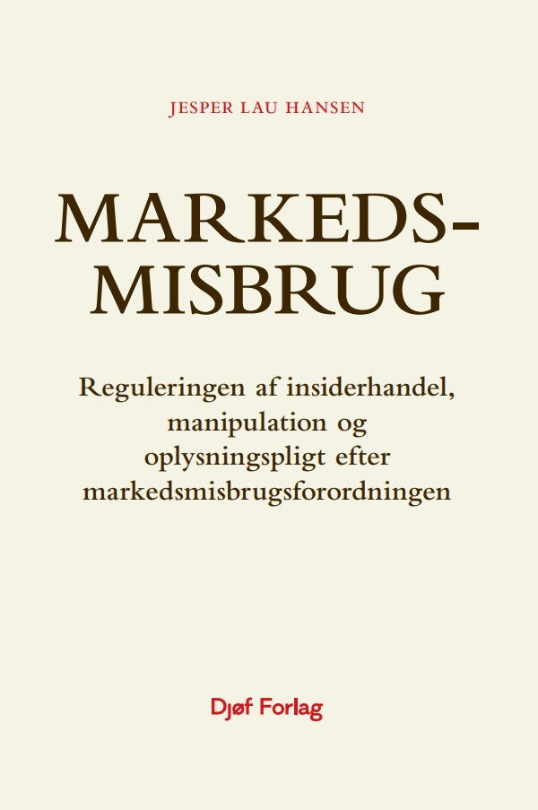 D1 Markedsmisbrug