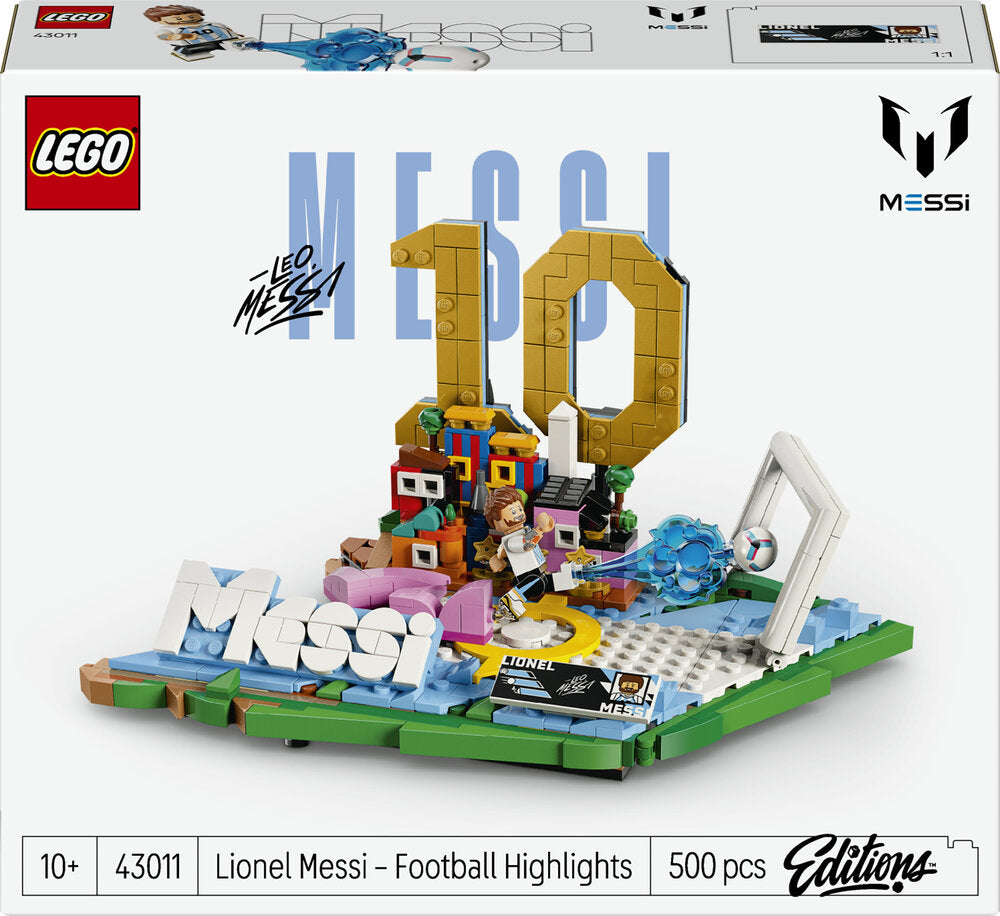 LEGO Editions Football 43011 Lionel Messi – fodboldhøjdepunkter