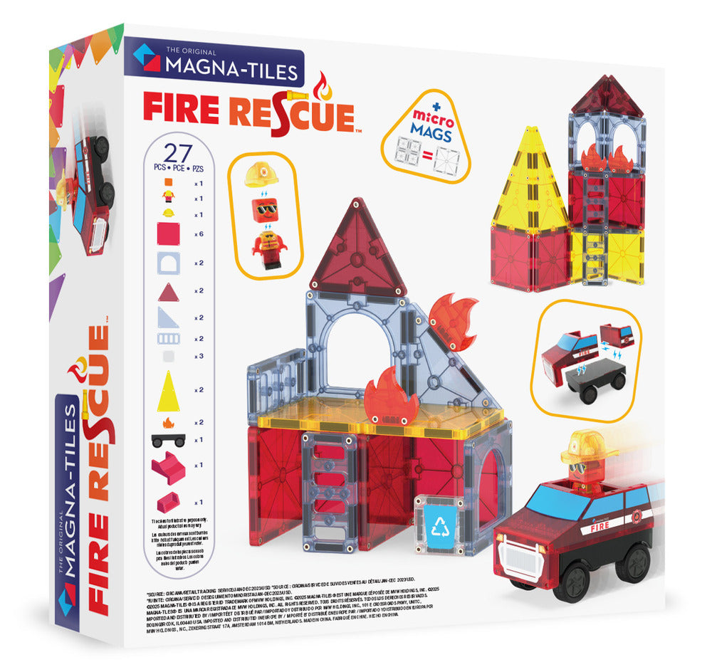 Magna-Tiles Fire rescue 27 dele