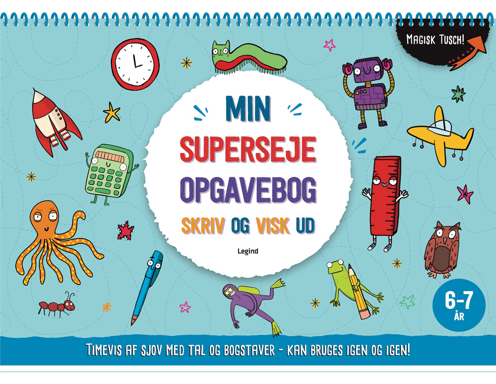 Min superseje opgavebog - skriv og visk ud igen
