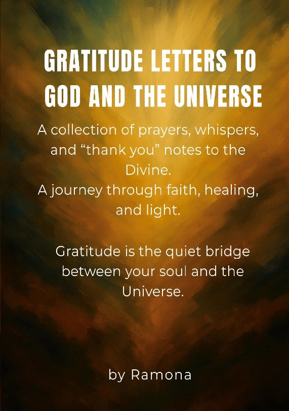 Gratitude letters to God and the universe