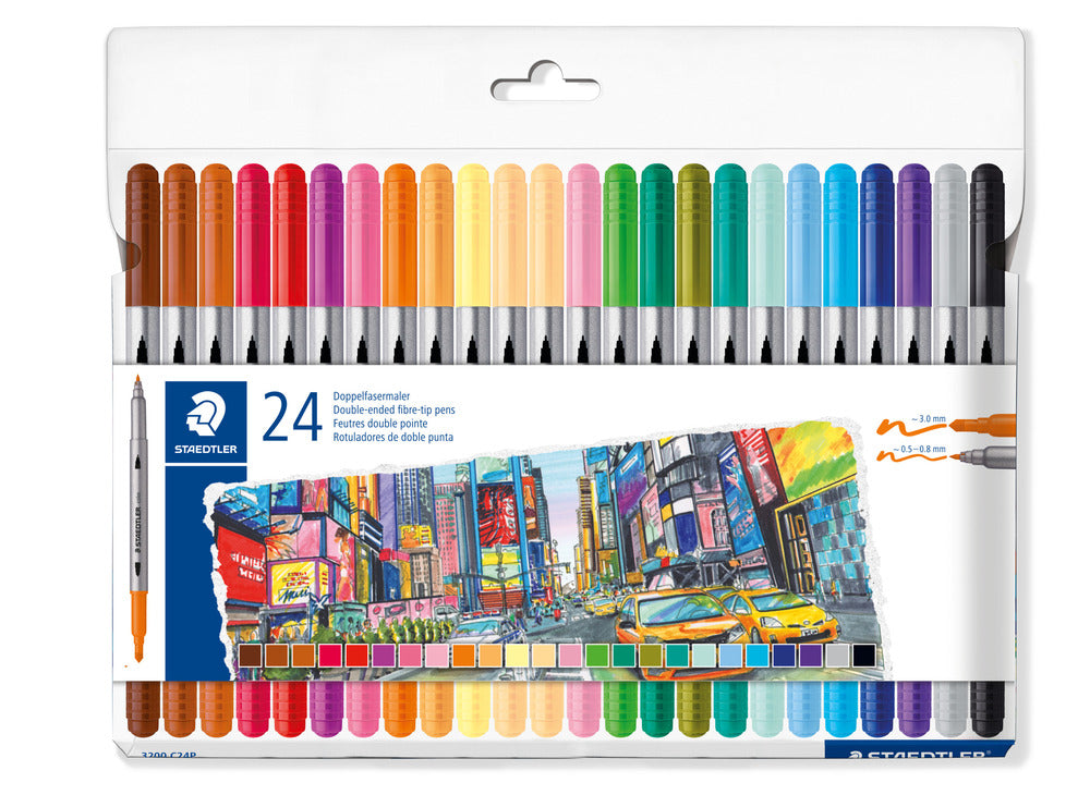 D2 Tusser tyk/tynd Staedtler 24 stk