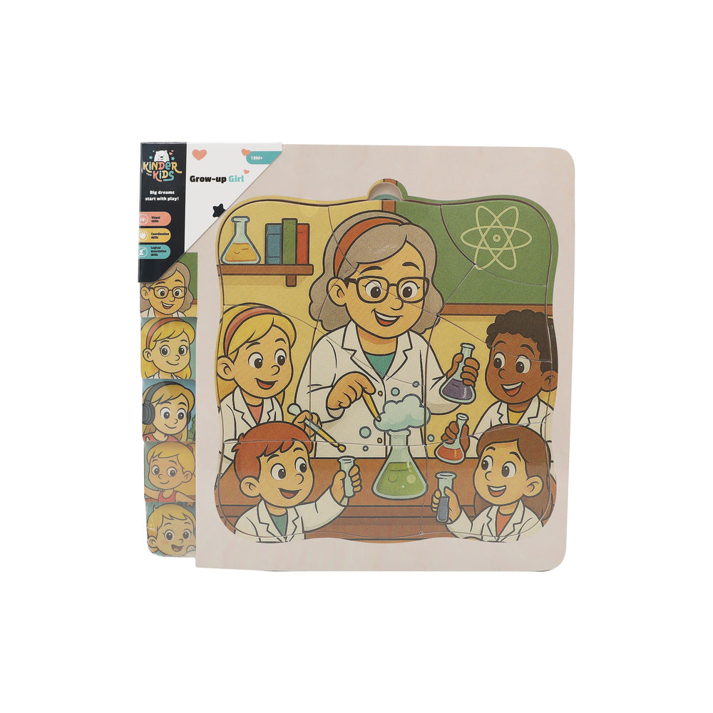 Kinder and Kids Lag-puslespil, Pigeliv