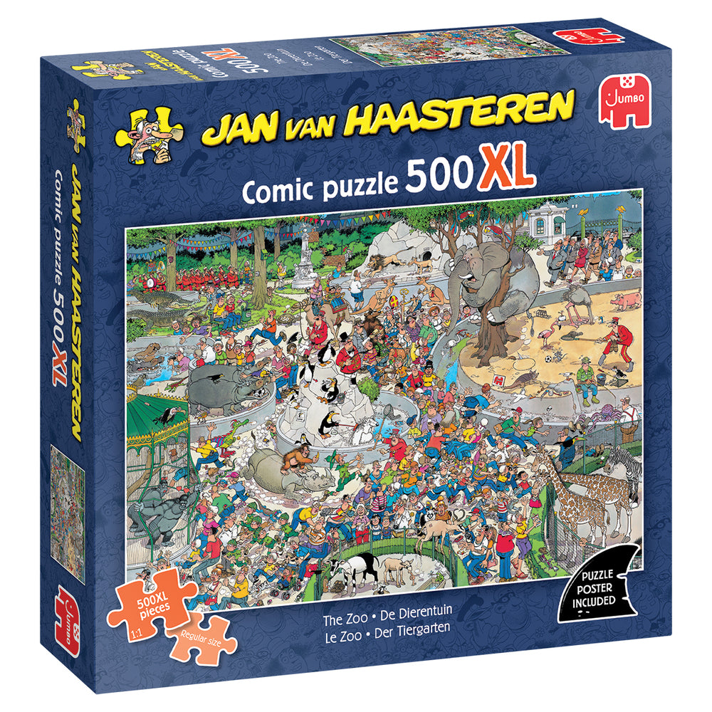 Puslespil Jan van Haasteren 500XL The Zoo 500 brikker
