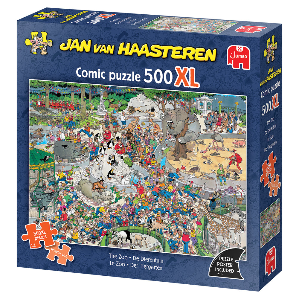 Puslespil Jan van Haasteren 500XL The Zoo 500 brikker