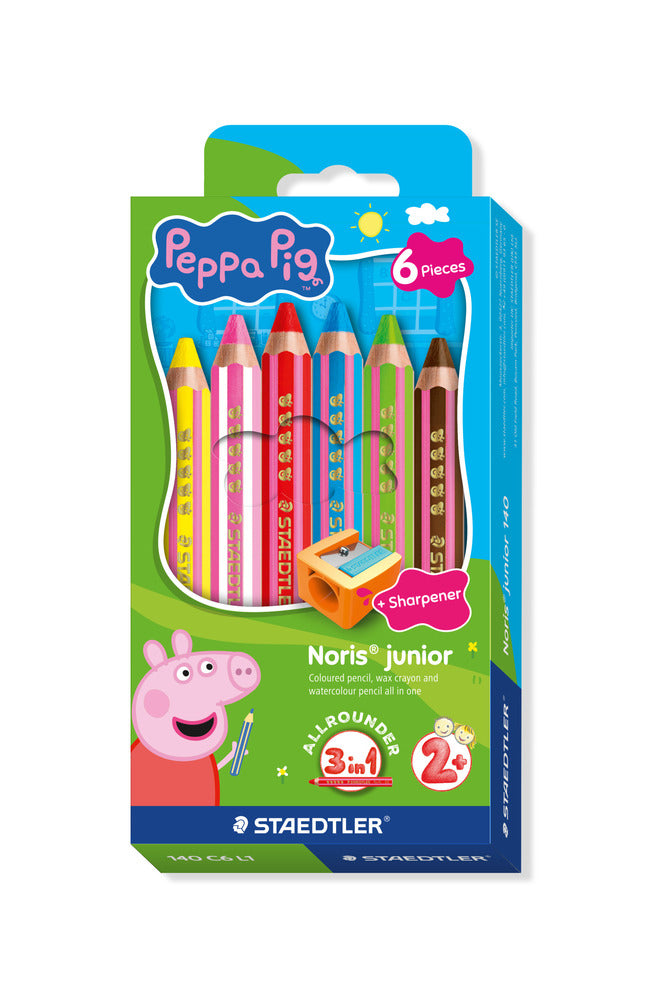 Farveblyanter Staedtler Gurli Gris 6 stk ass farver