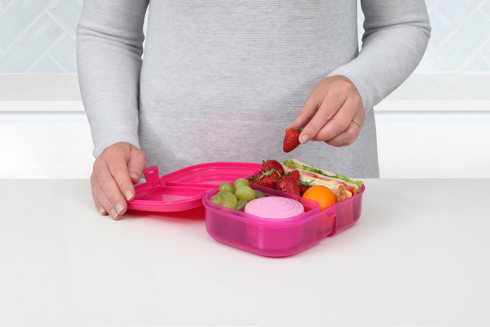 Madkasse Sistema Ribbon Lunch pink 1,1L