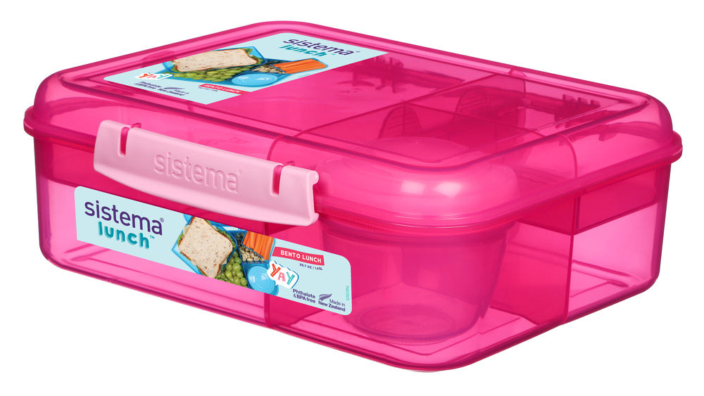 Madkasse Sistema Bento Lunch pink 1,65L