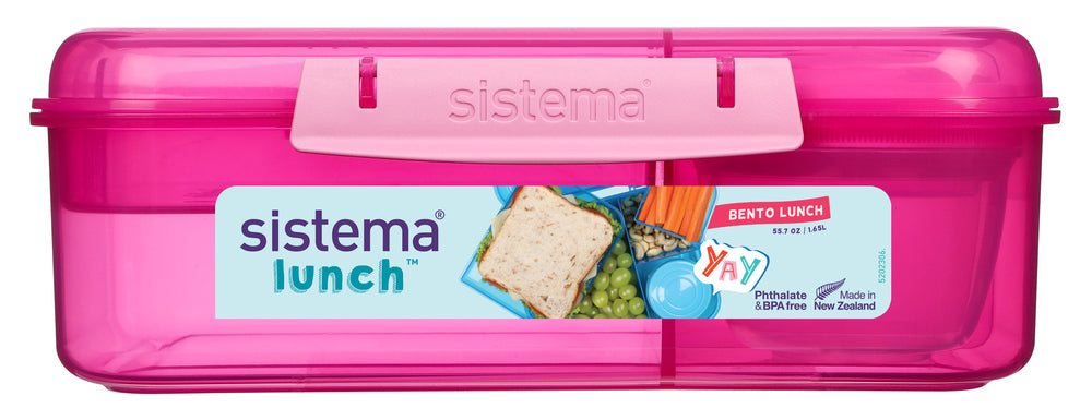 Madkasse Sistema Bento Lunch pink 1,65L