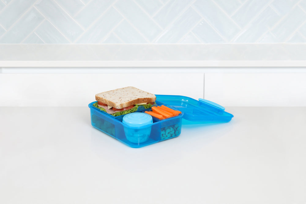 Madkasse Sistema Bento Lunch blå 1,65L