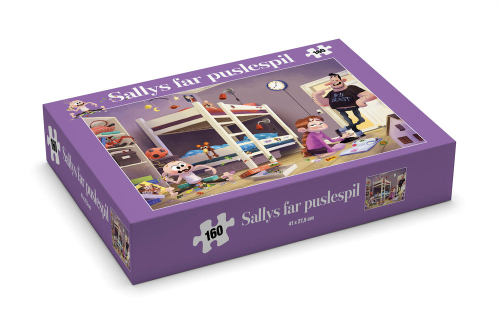 Sallys far puslespil, 160 brikker