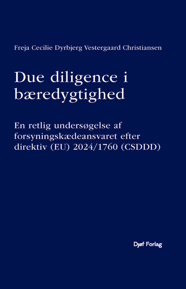 Due diligence i bæredygtighed