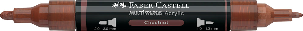 Multimarker Akryl Faber Castell SP 378 Chestnut m. 2 spids