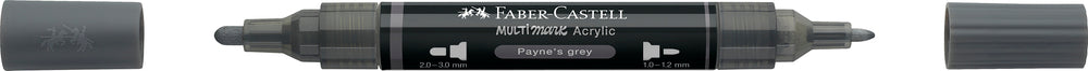 Multimarker Akryl Faber Castell SP 181 Payne'S Grey m. 2 spids